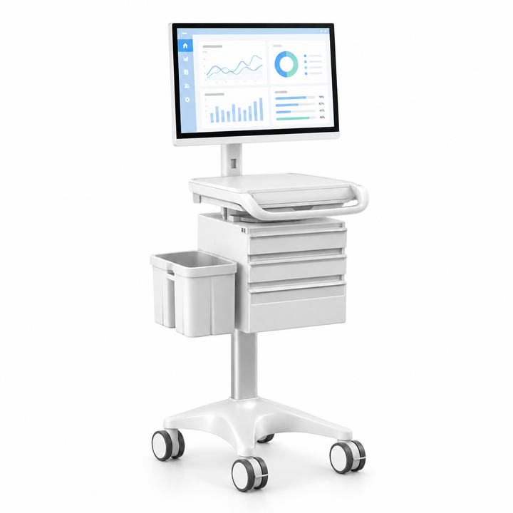 Medical Computer Cart with All-in-One PC