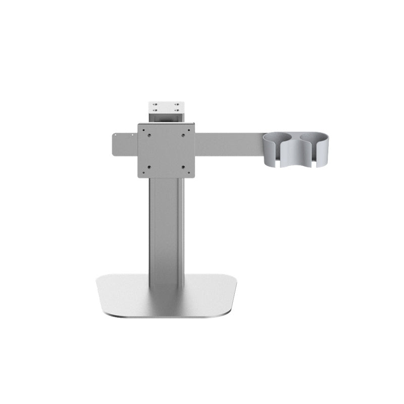 Bayint BY-MA401 tabletop monitor stand, front view with probe cups