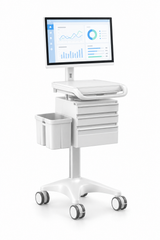 Medical Computer Cart with All-in-One PC