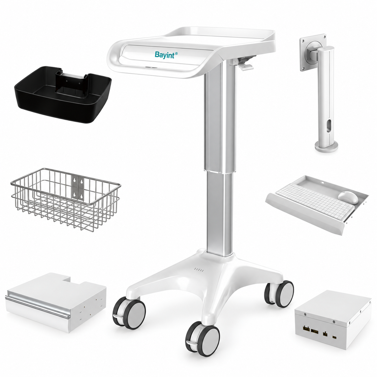 Medical Laptop Cart for Mobile Care Workflows
